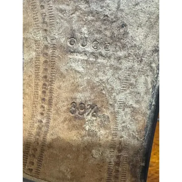 Vintage Gucci horse bit  leather loafers size 39.5 euro - Picture 6 of 9